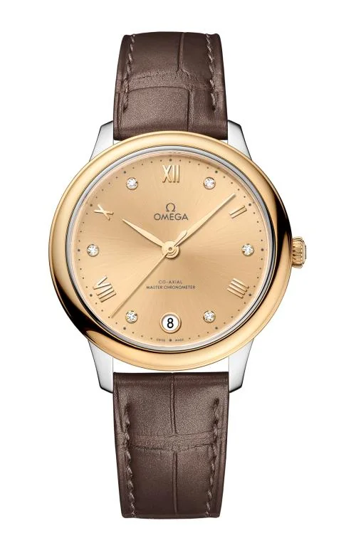 De Ville Prestige 34 Mm, Acciaio-Oro Giallo Su