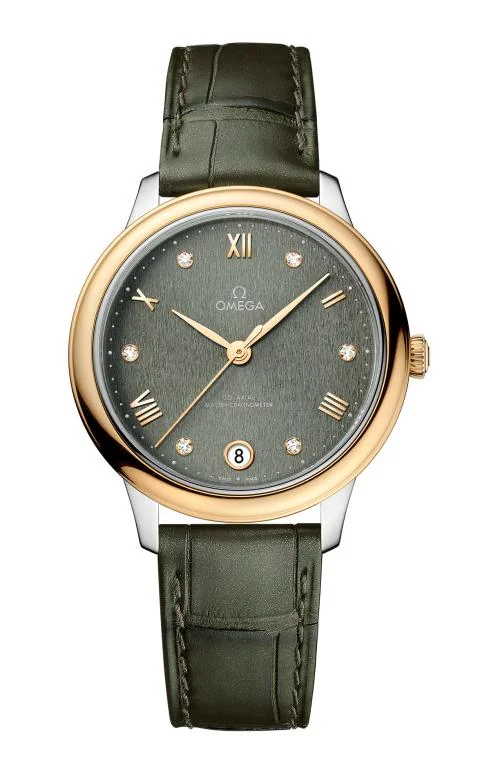 De Ville Prestige 34 Mm, Acciaio-Oro Giallo Su