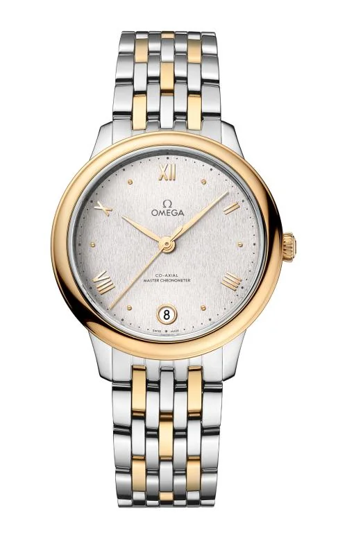 De Ville Prestige 34 Mm, Acciaio-Oro Giallo Su Acciaio-Oro
