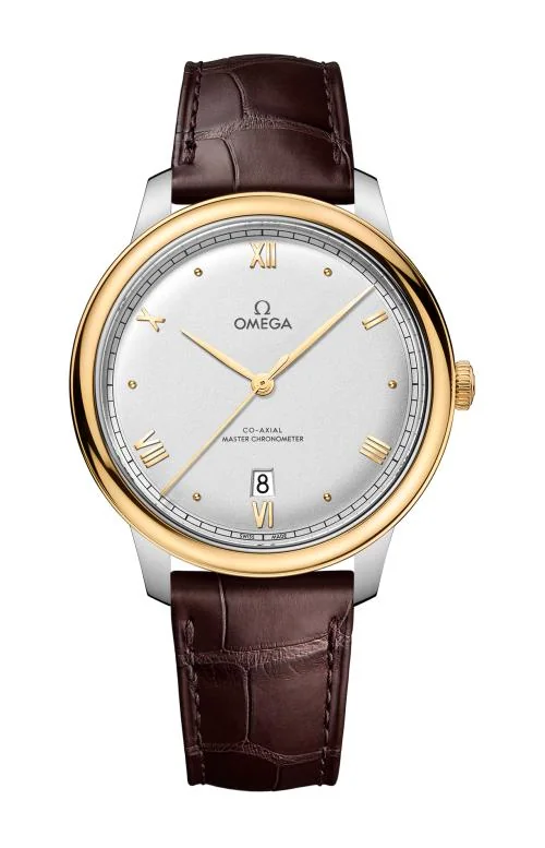 De Ville Prestige 40 Mm, Acciaio-Oro Giallo Su