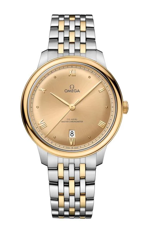 De Ville Prestige 40 Mm, Acciaio-Oro Giallo Su Acciaio-Oro