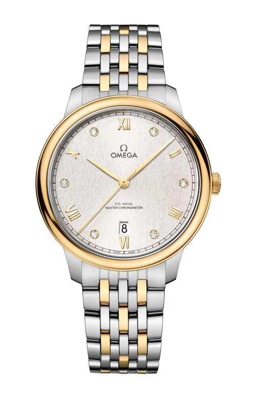De Ville Prestige 40 Mm, Acciaio-Oro Giallo Su Acciaio-Oro