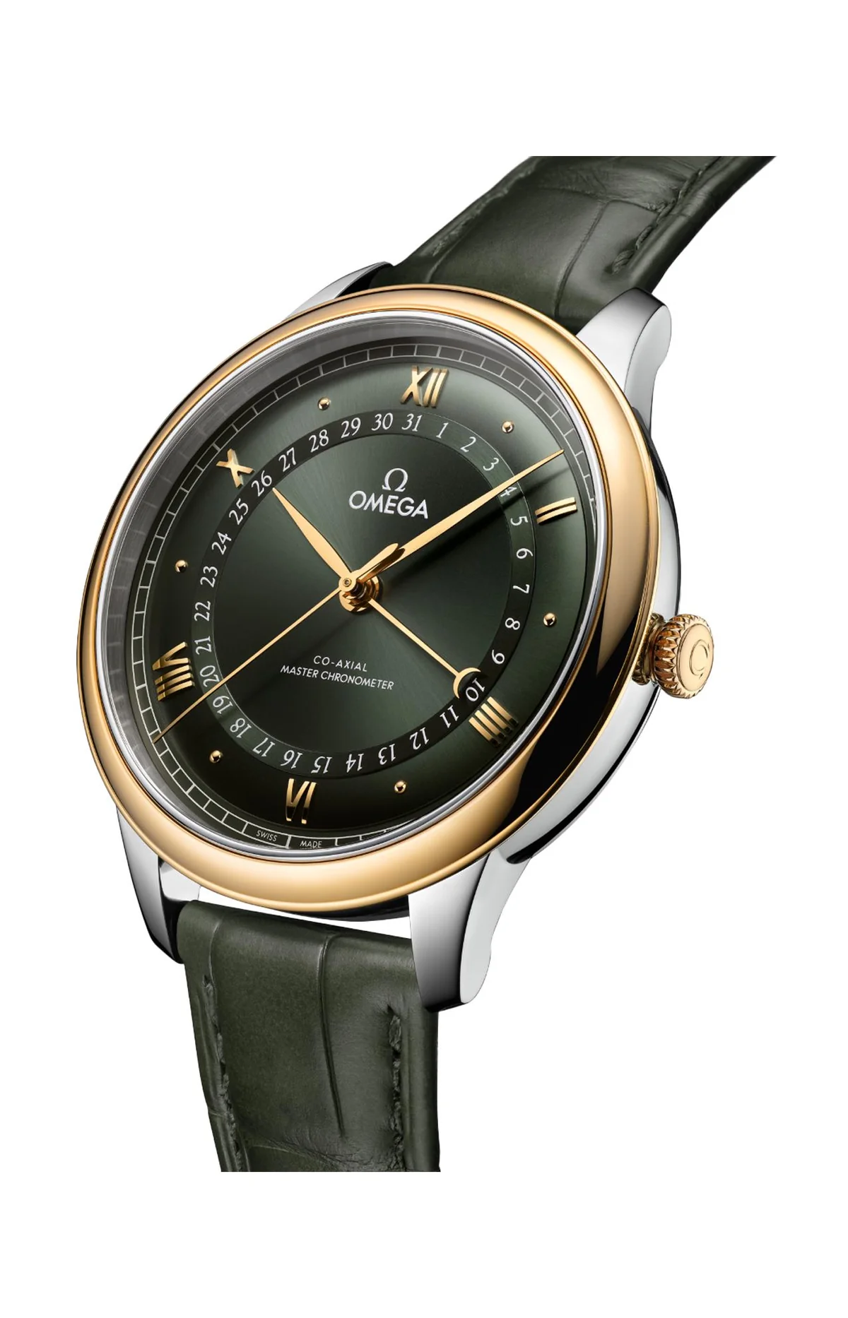 De Ville Prestige 42 Mm, Acciaio-Oro Giallo Su 3
