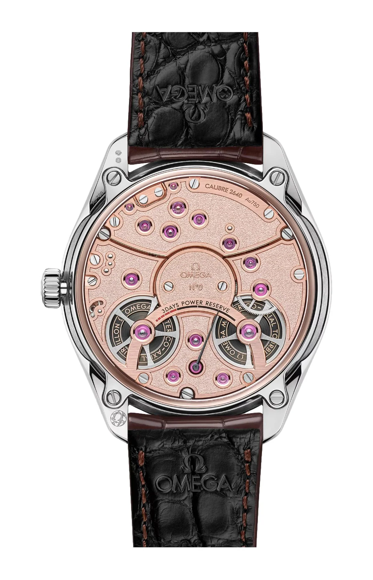 De Ville Tourbillon 43 Mm, Oro Canopus Gold™ Su Pelle - Limited 2