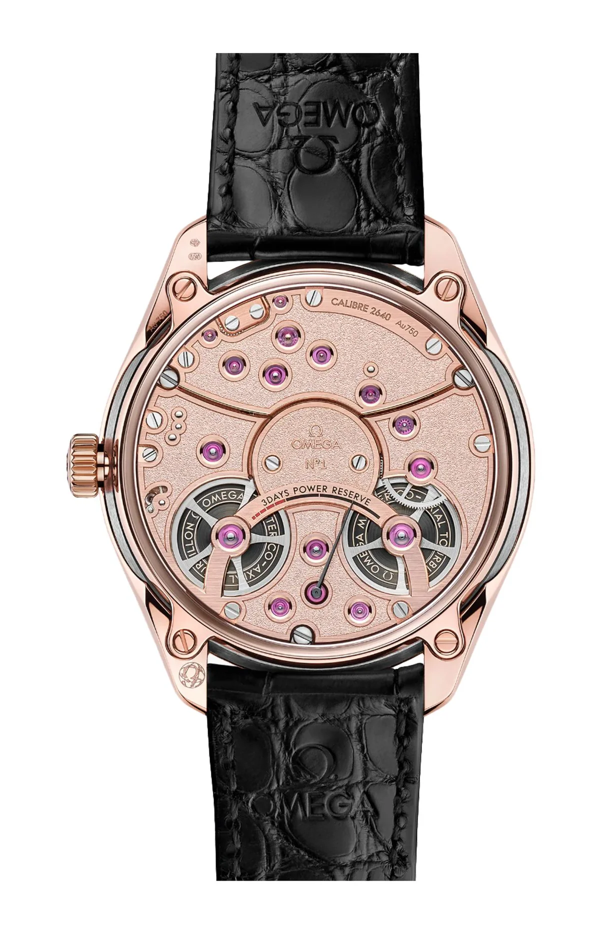 De Ville Tourbillon 43 Mm, Oro Sedna™-Oro Canopus Gold™ Su Pelle - Limited 2