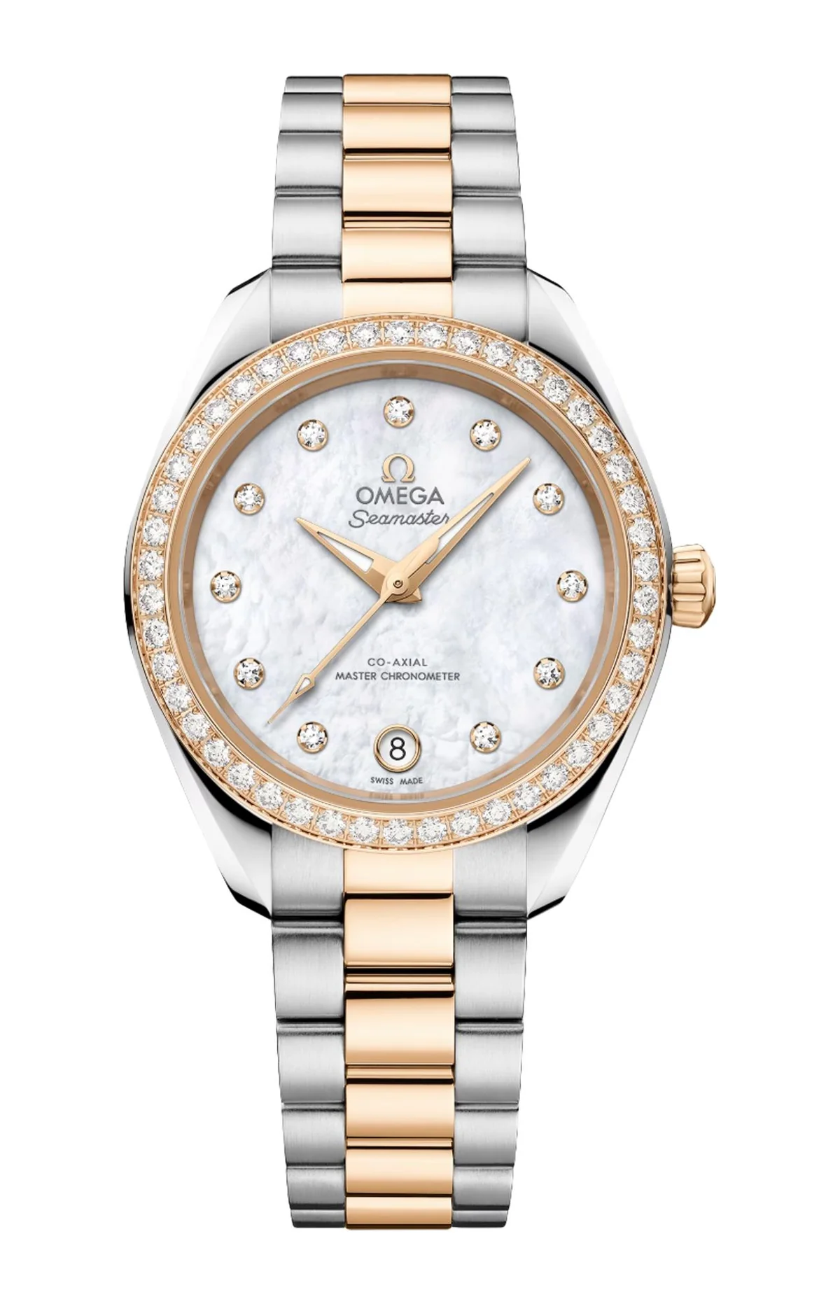 Seamaster Aqua Terra 150M 30 Mm, Acciaio-Oro Moonshine™ Su Acciaio-Oro Moonshine™