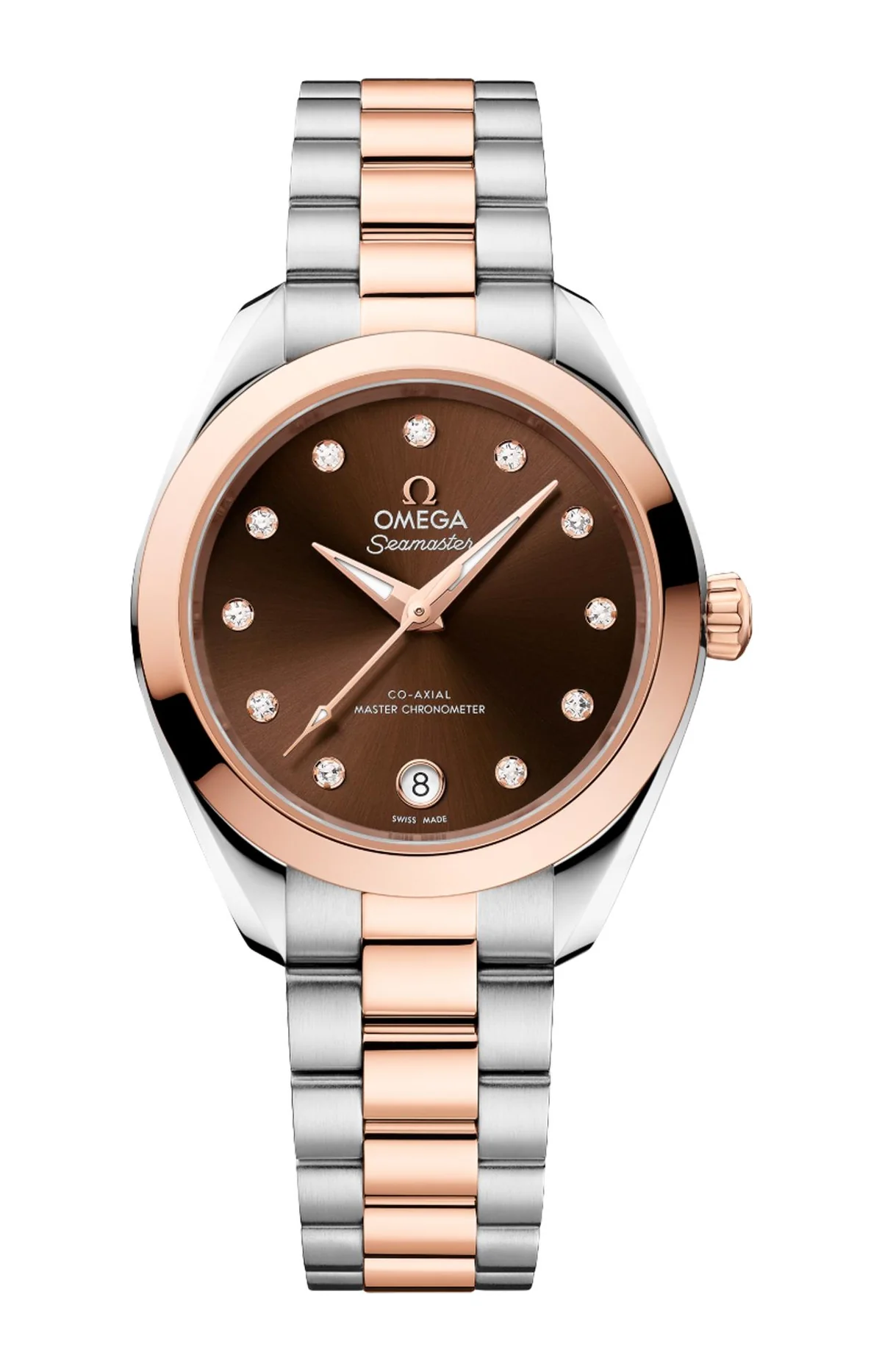 Seamaster Aqua Terra 150M 30 Mm, Acciaio-Oro Sedna™ Su Acciaio-Oro Sedna™