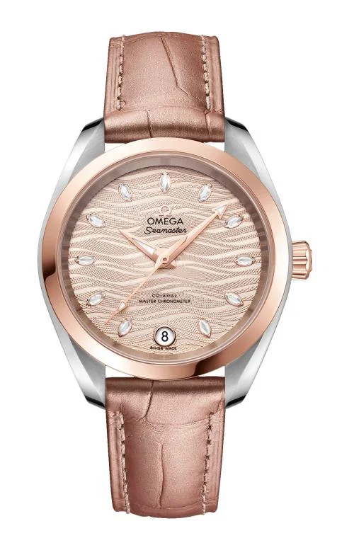 Seamaster Aqua Terra 150M 34 Mm, Acciaio-Oro Sedna™ Su