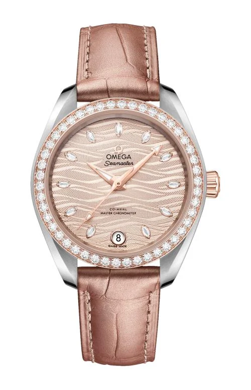 Seamaster Aqua Terra 150M 34 Mm, Acciaio-Oro Sedna™ Su