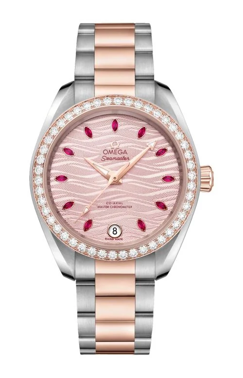 Seamaster Aqua Terra 150M 34 Mm, Acciaio-Oro Sedna™ Su Acciaio-Oro Sedna™