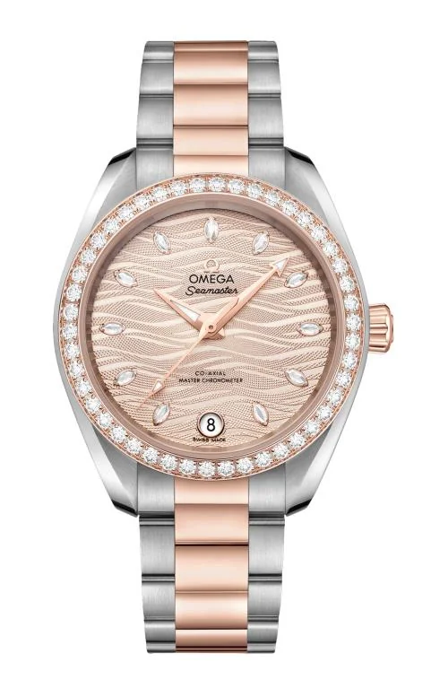 Seamaster Aqua Terra 150M 34 Mm, Acciaio-Oro Su Acciaio-Oro Sedna™