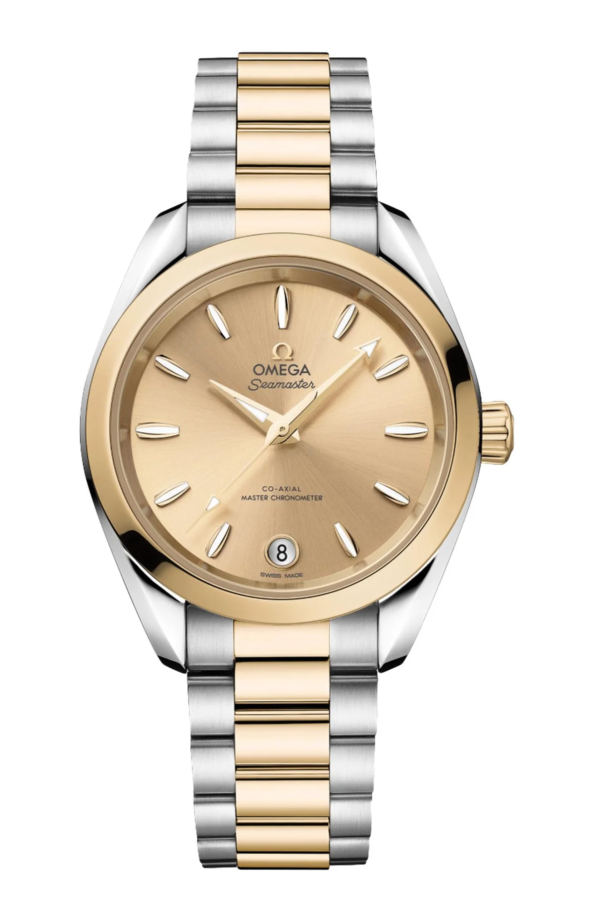 Seamaster Aqua Terra Shades 34 Mm, Acciaio-Oro Moonshine™ Su Acciaio-Oro Moonshine™