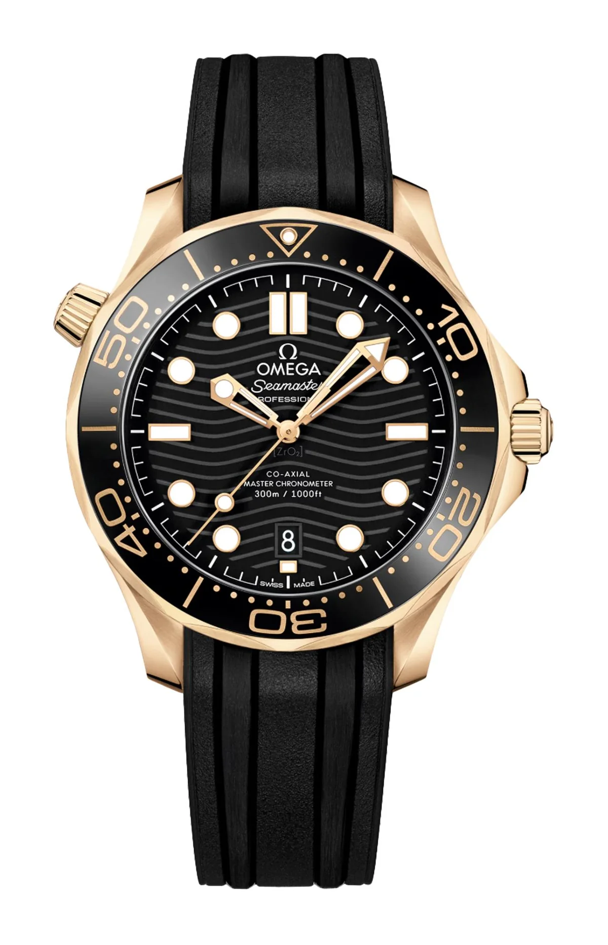 Seamaster Diver 300M 42 Mm, Oro Moonshine™ Su Caucciù