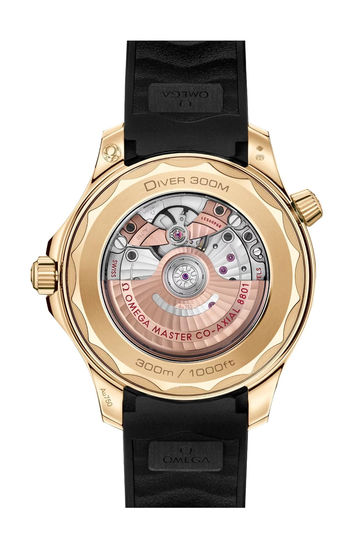 Seamaster Diver 300M 42 Mm, Oro Moonshine™ Su Caucciù 2