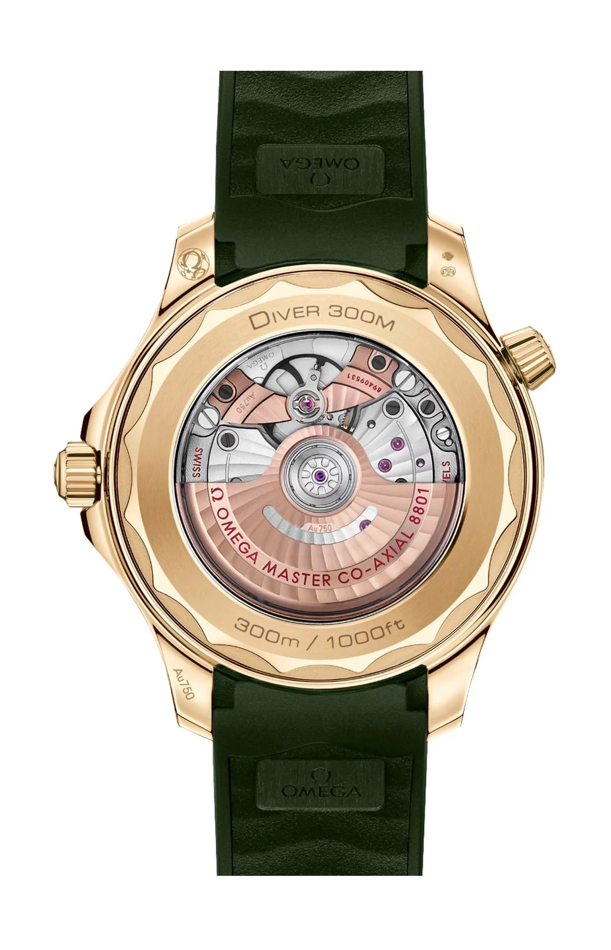 Seamaster Diver 300M 42 Mm, Oro Moonshine™ Su Caucciù 2
