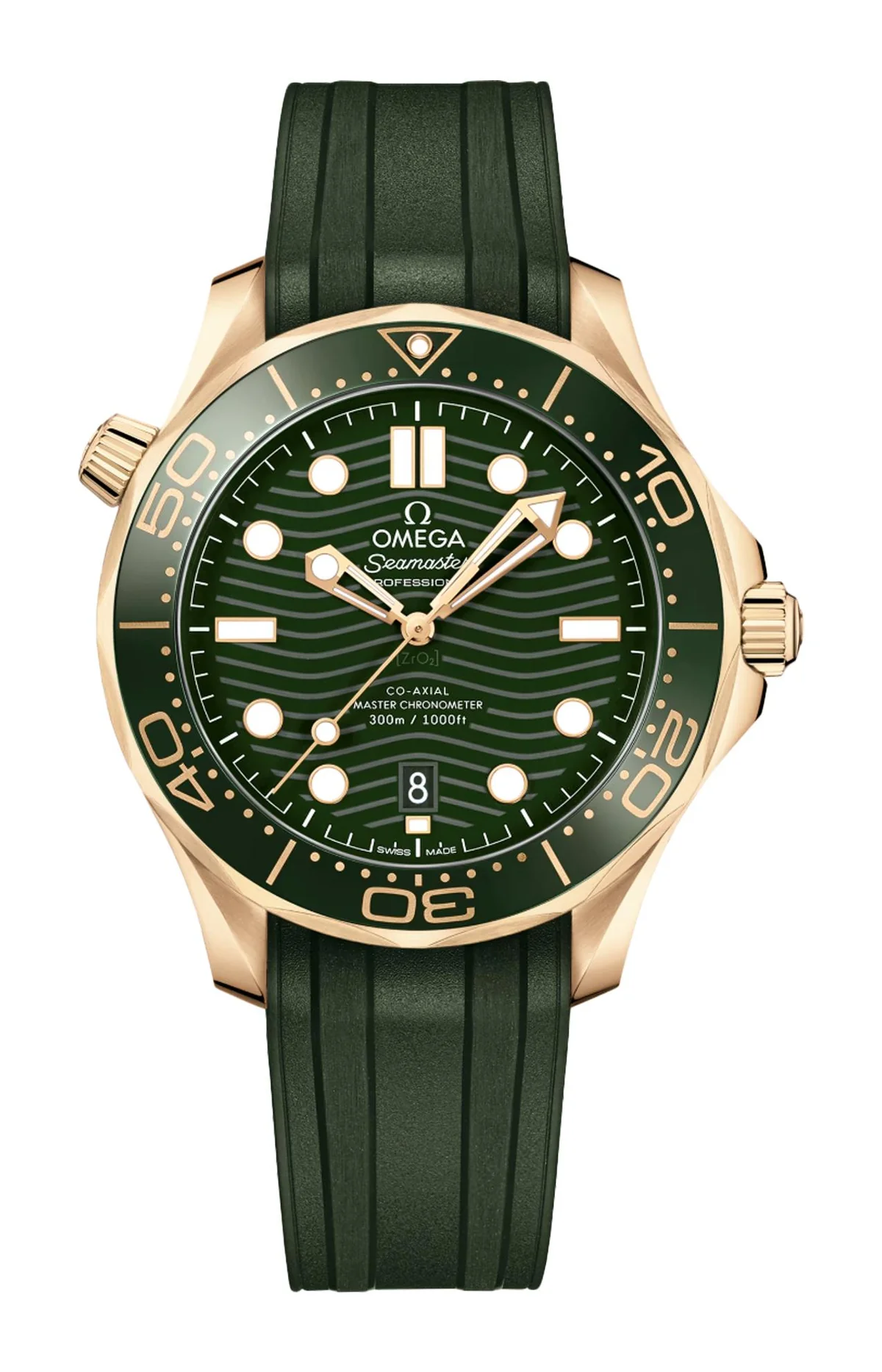 Seamaster Diver 300M 42 Mm, Oro Moonshine™ Su Caucciù