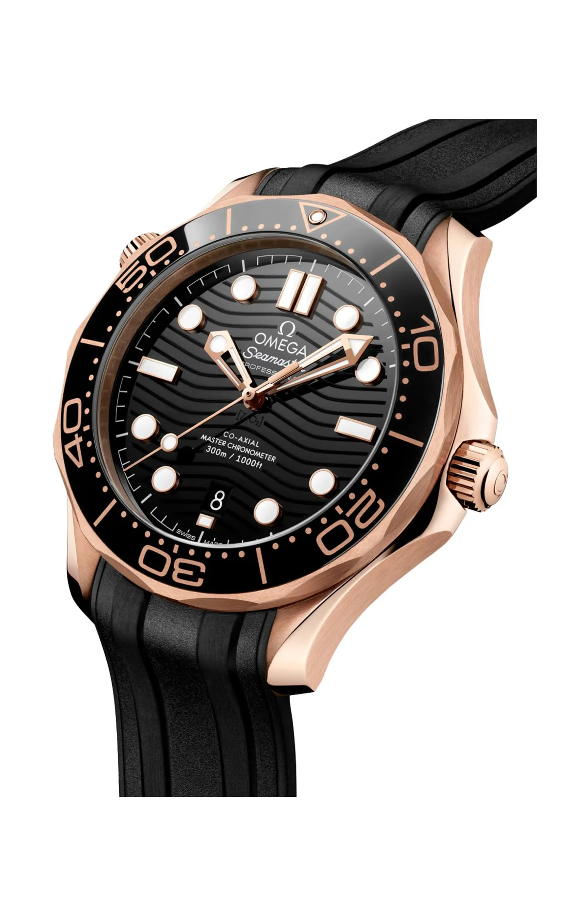 Seamaster Diver 300M 42 Mm, Oro Sedna™ Su Caucciù 3