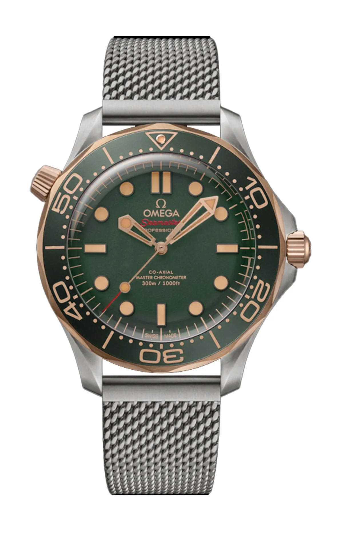 Seamaster Diver 300M 42 Mm, Titanio‑Bronze Gold Su