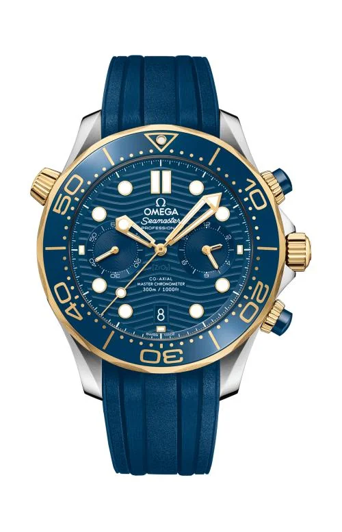 Seamaster Diver 300M Omega Co-Axial Master Chronometer Chronograph 44 Mm