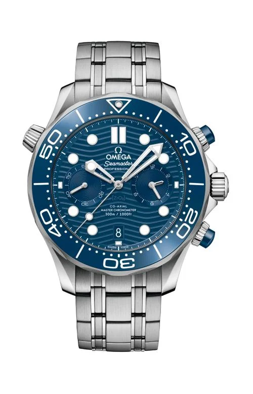Seamaster Diver 300M Omega Co-Axial Master Chronometer Chronograph 44 Mm