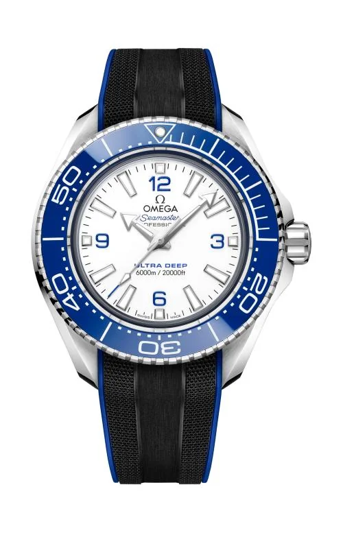 Seamaster Planet Ocean 6000M 45,5, O-Megasteel Su Caucciù