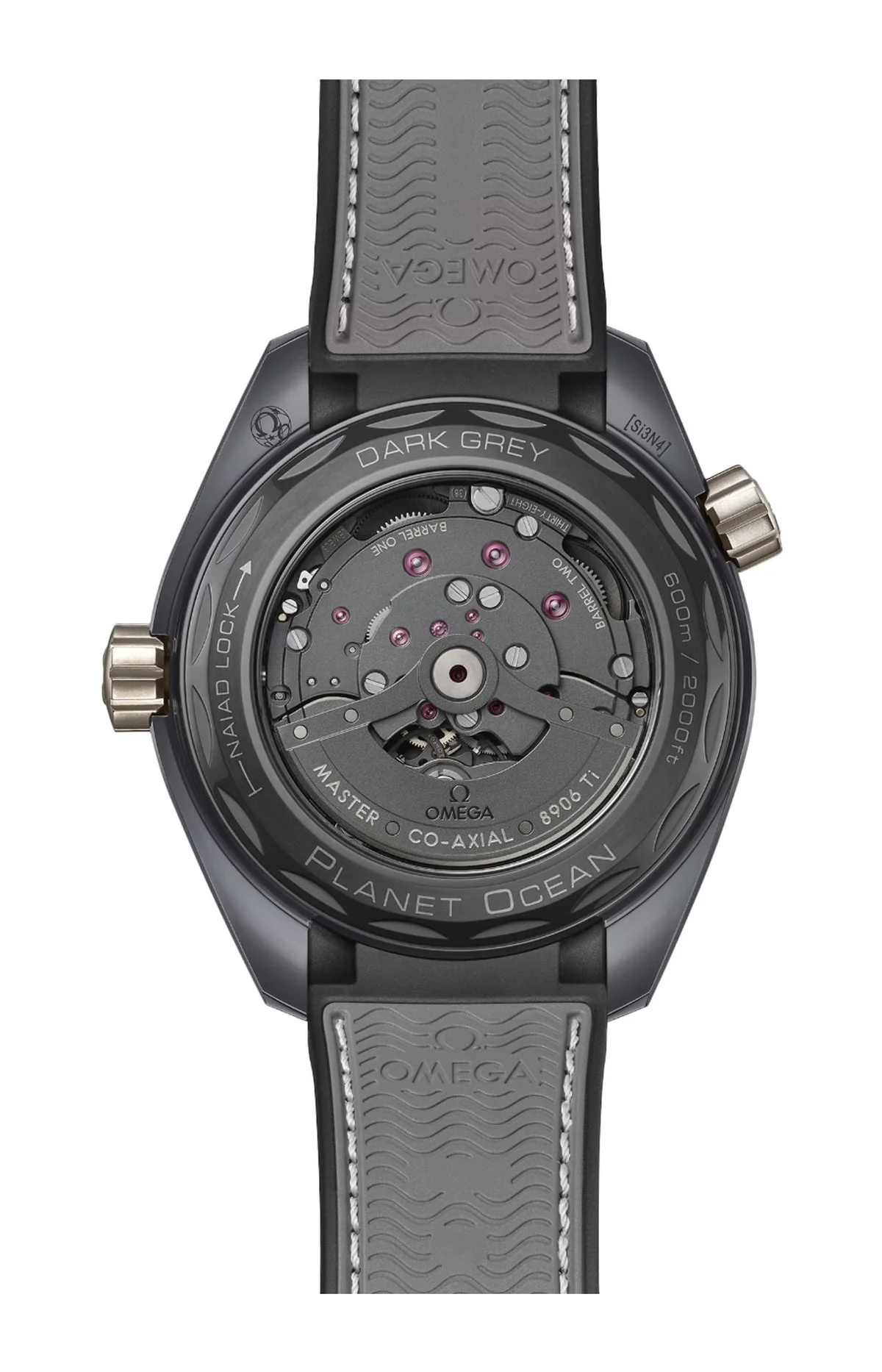 Seamaster Planet Ocean 600M 45,5 Mm, Ceramica Grigia Su Caucciù 2