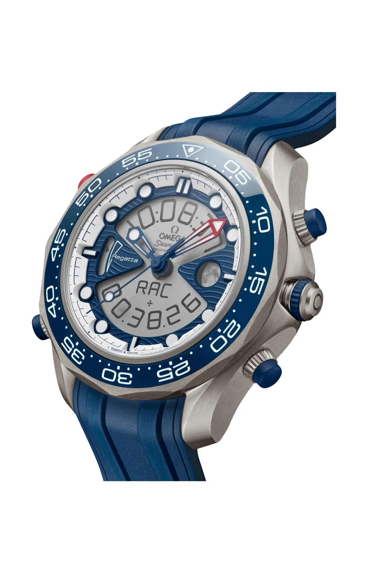 Seamaster Regatta 46,75 Mm, Titanio Su Caucciù 3