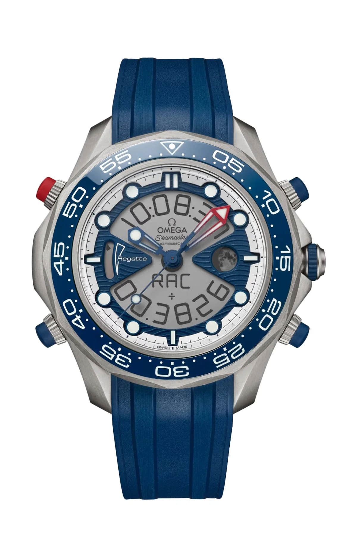Seamaster Regatta 46,75 Mm, Titanio Su Caucciù