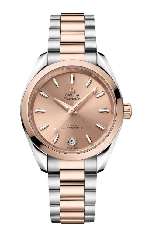 Semaster Aqua Terra Shades 34 Mm, Acciaio‑Oro Sedna™ Su Acciaio‑Oro Sedna™