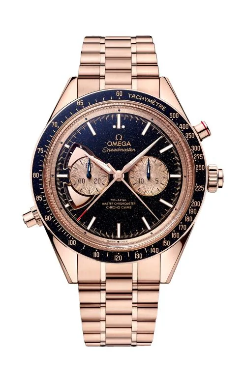 Speedmaster Chrono Chime 45 Mm, Oro Sedna™ Su Oro Sedna™ - Limited