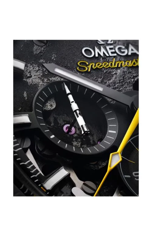Speedmaster Dark Side Of The Moon 44,25 Mm, Ceramica Nera Su Caucciù 4