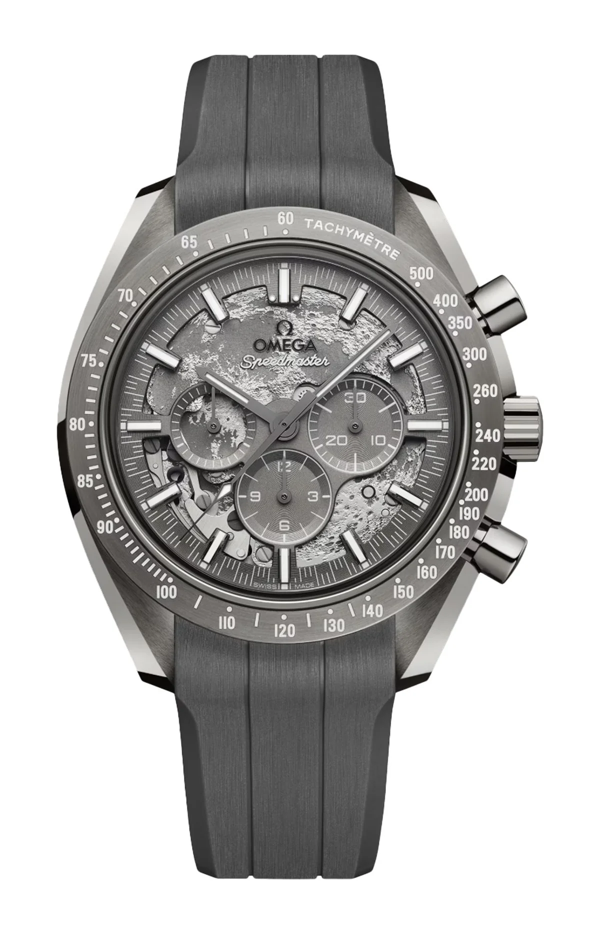 Speedmaster Dark Side Of The Moon 44,25 Mm, Ceramica Su Caucciù