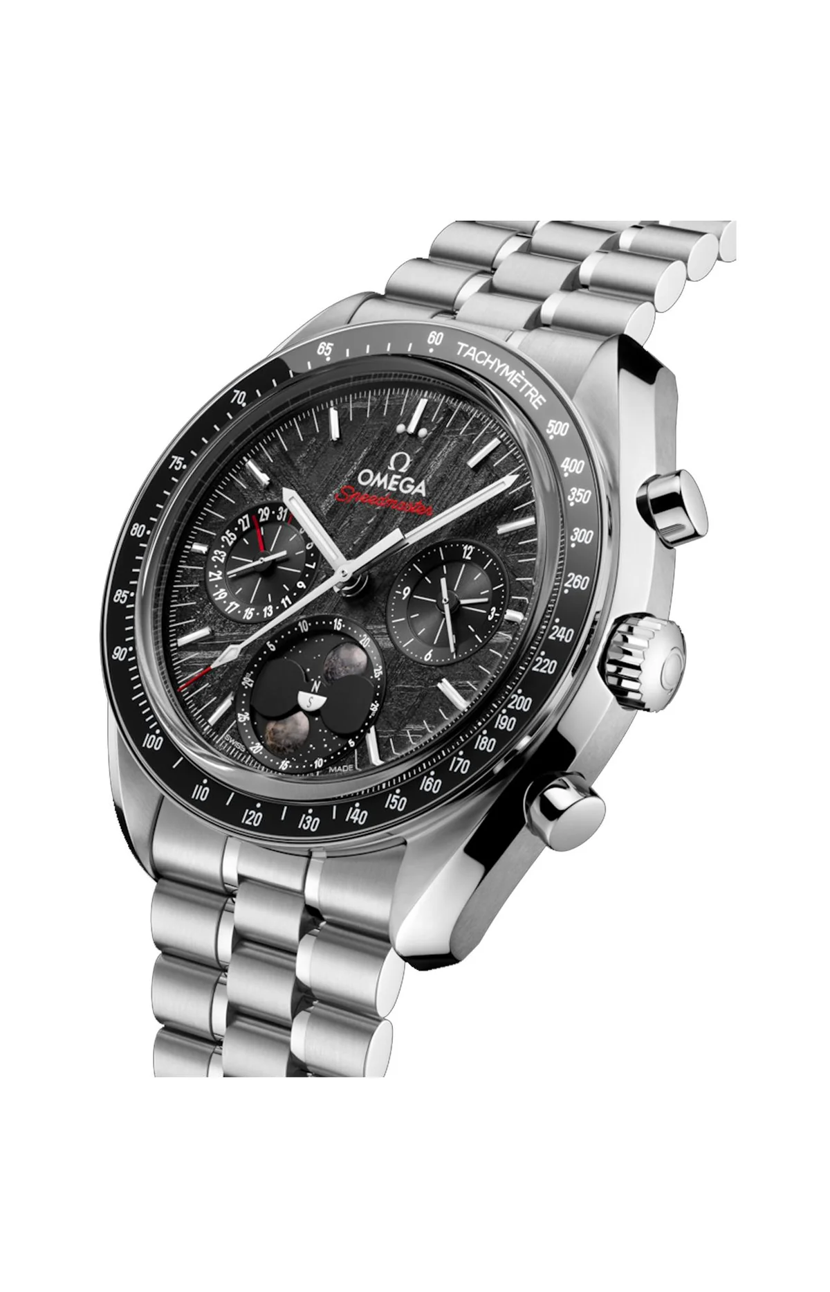 Speedmaster Fasi Lunari 43 Mm, Acciaio Su 3