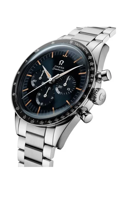 Speedmaster First Omega In Space 39,7 Mm, Acciaio Su 3