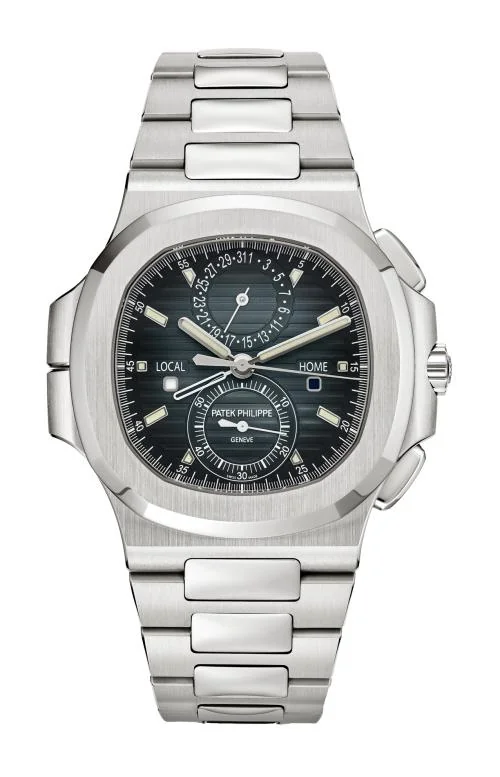 Nautilus Cronografo Flyback, Travel Time, Carica