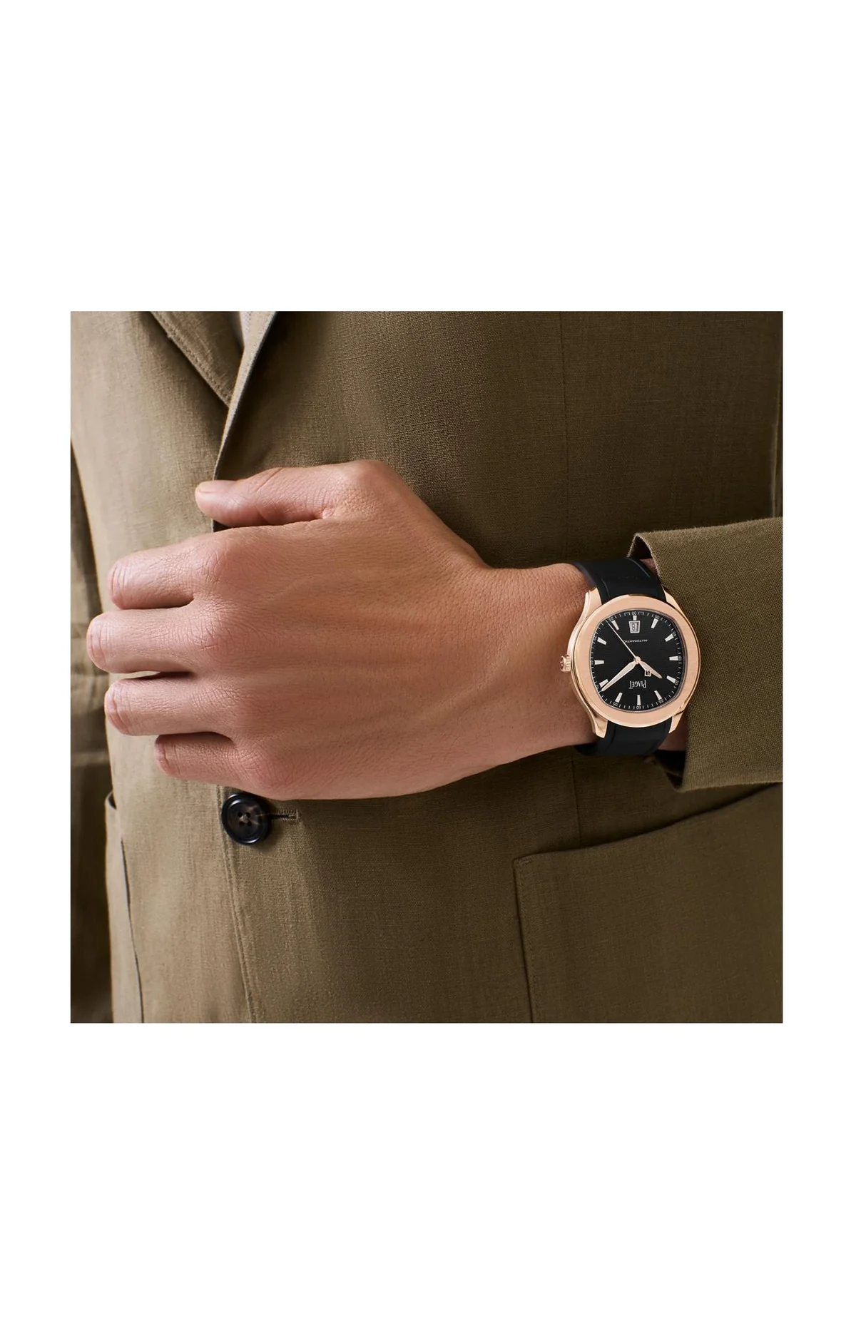 Piaget Polo Date Automatico Oro Rosa 4